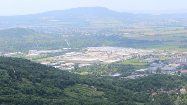 Ipari park a Vaskapuból